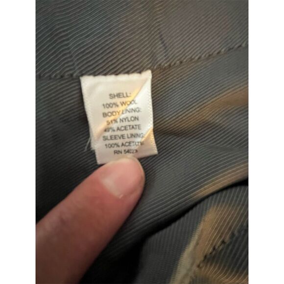 Banana Republic Men's Gray Wool Blazer Size 40L Business Formal - Picture 10 of 14